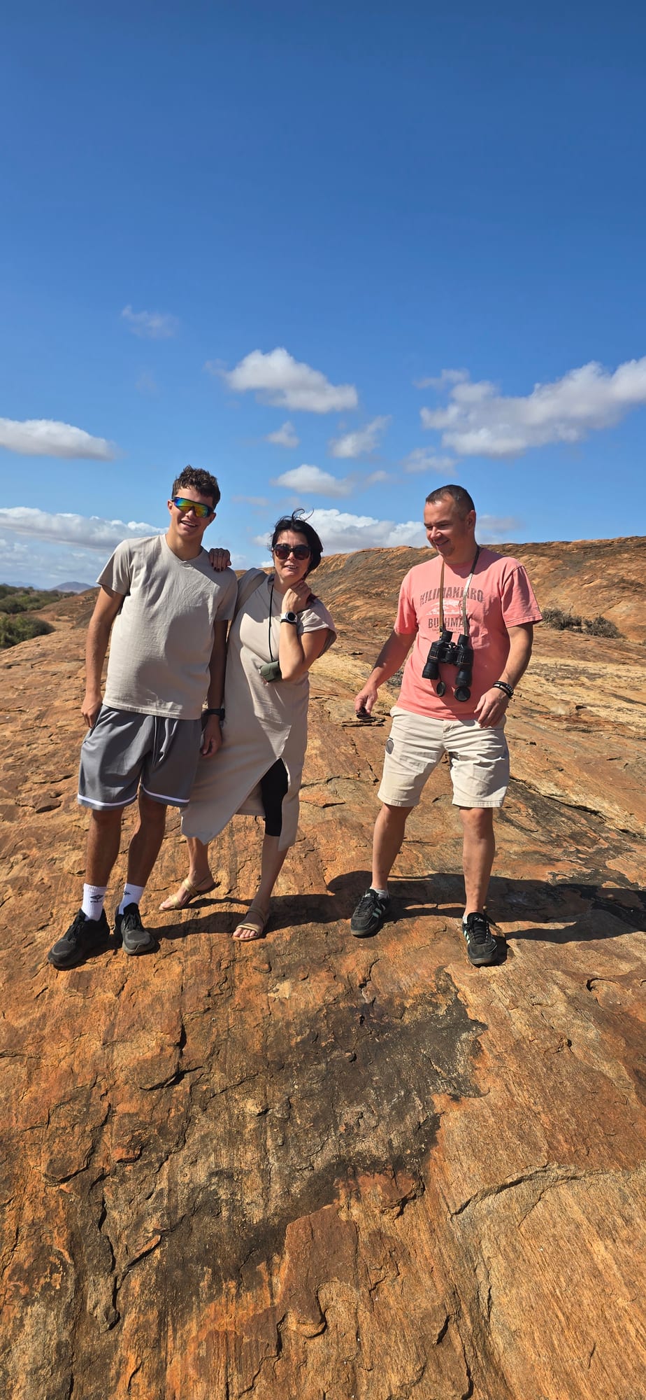 Guests on a guided viewpoint excursion